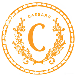 Caesars Grill & Treats logo.